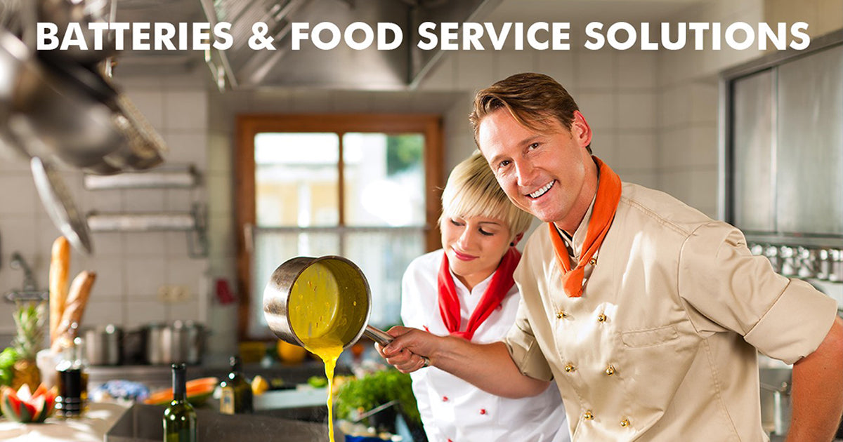 Food Service Solutions: Which types of batteries are suitable for these applications?
