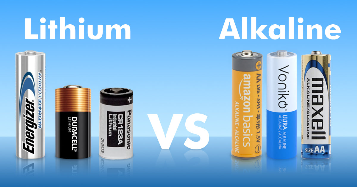 Lithium VS Alkaline Batteries: What are the Difference?