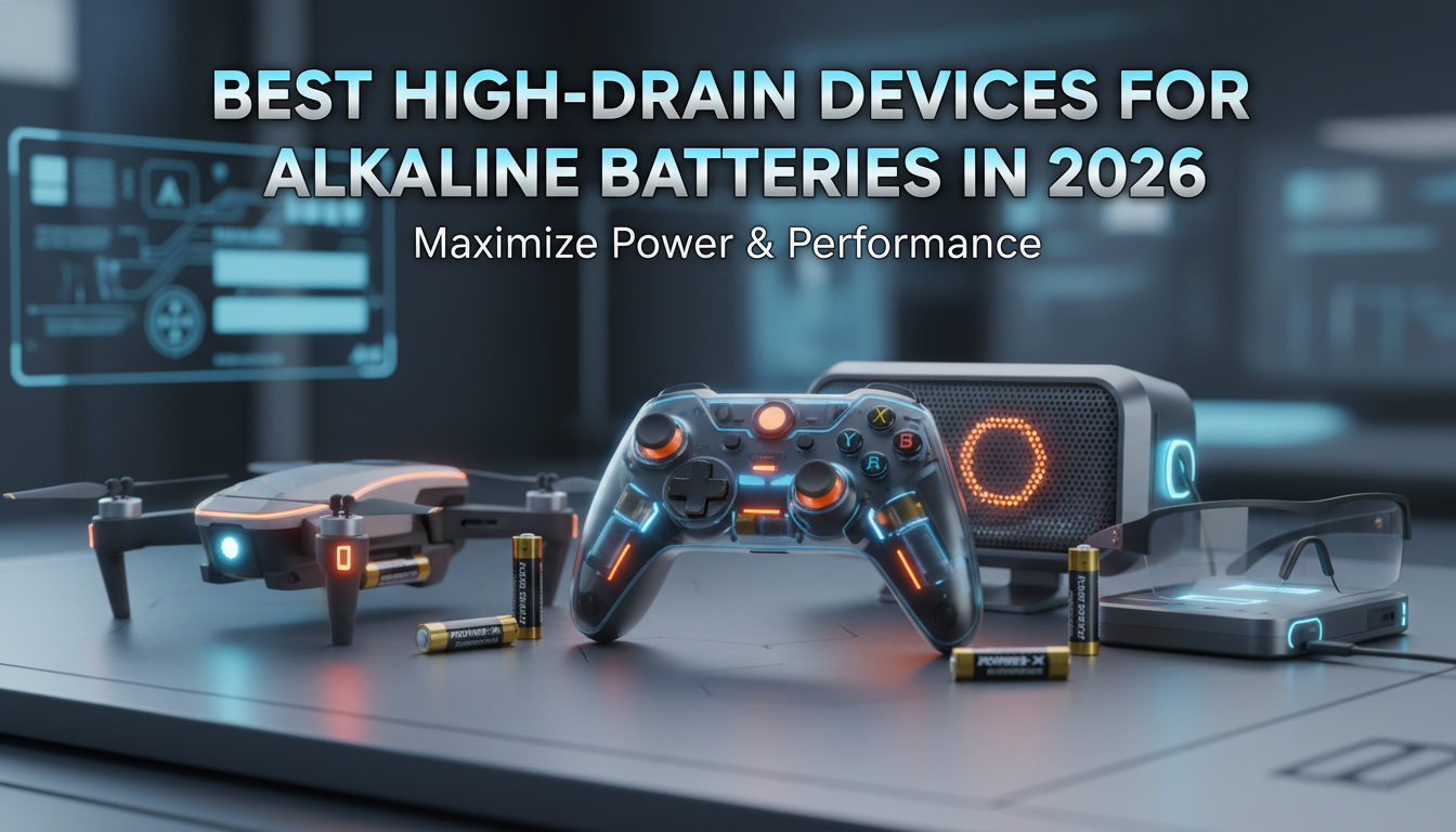 Best High-Drain Devices for Alkaline Batteries in 2026