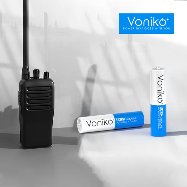 Voniko Premium Alkaline AAA Batteries - Triple A 1.5V 1300mAh (Non-Rechargeable)