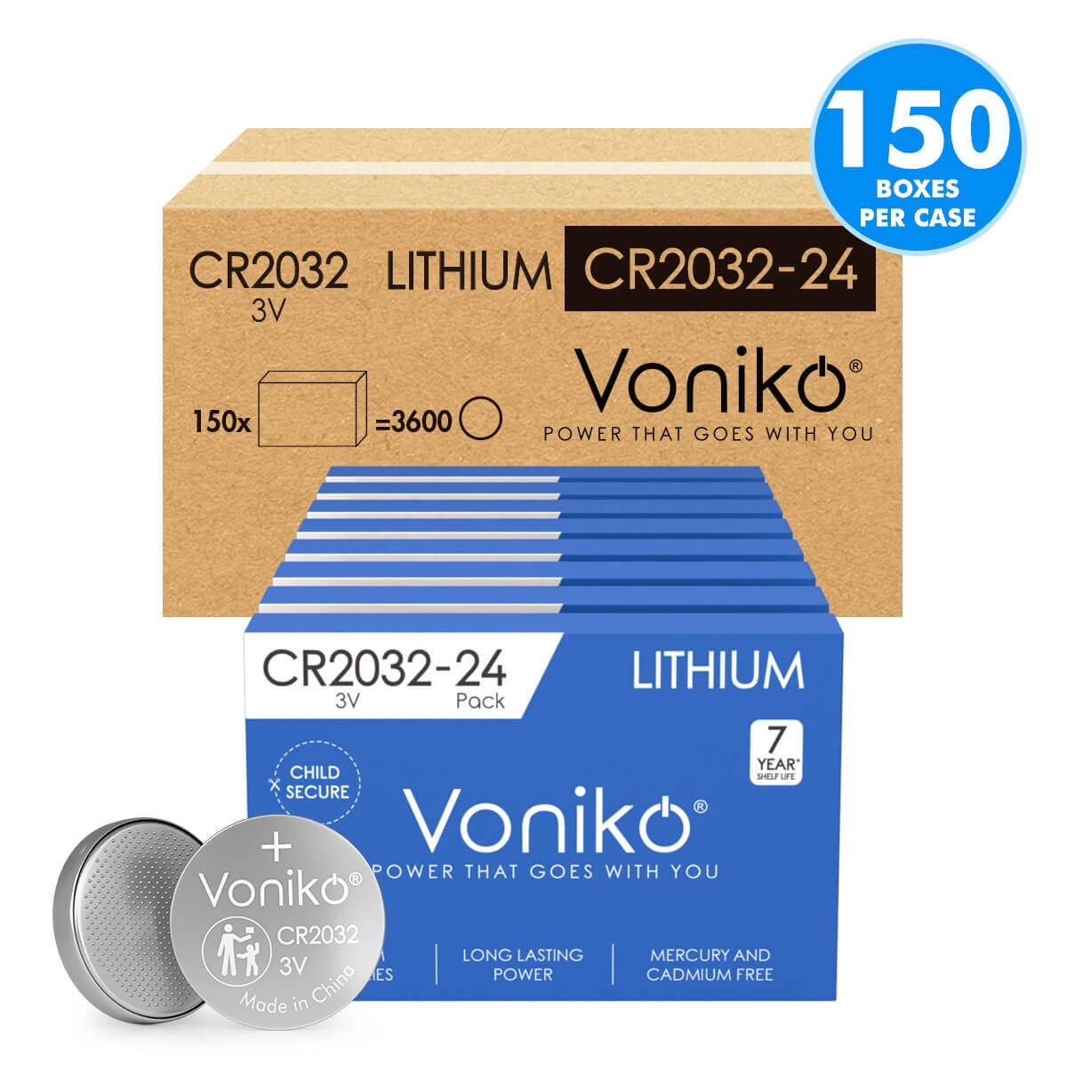 CR2032-24PACK-150BOXES-PER-CASE
